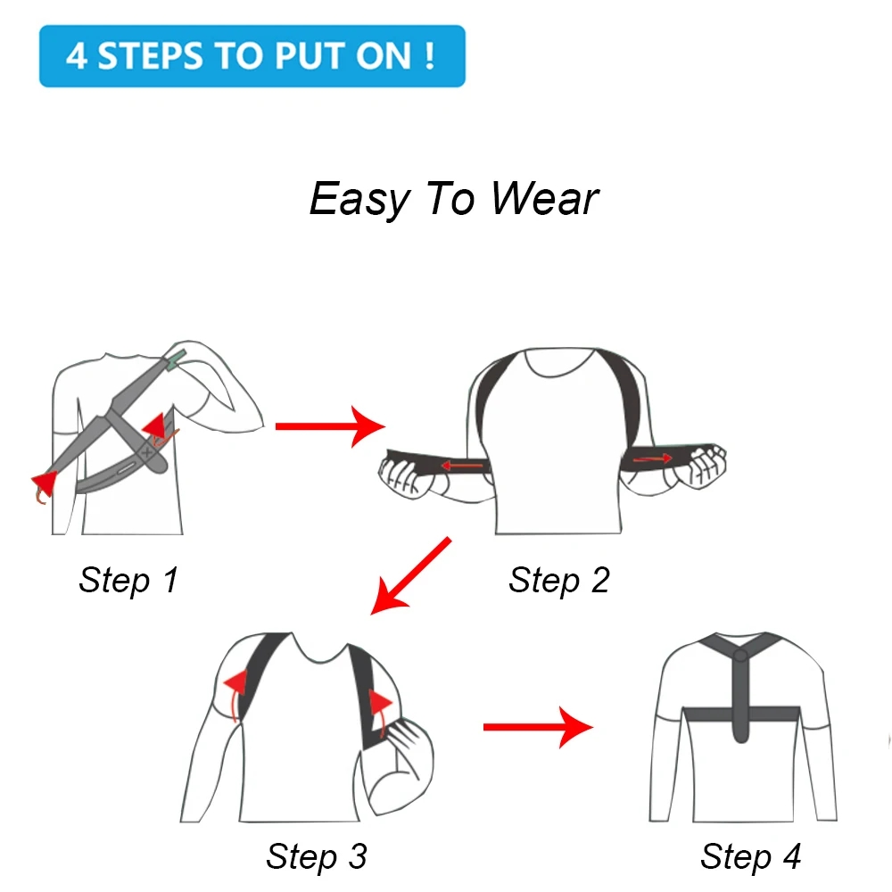 Back Posture Correction Belt H - огляд і ціна Posture Corrector Back
